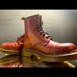 Doc Martins maroon size 8
